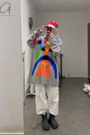Walter Van Beirendonck Super Walter Knit sweater (led) AW22-23 5007 (A) gray